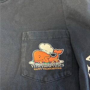 Vineyard Vines Black Cotton T-Shirt